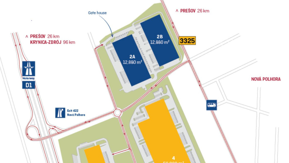 Skladová plocha Košice - 12 880 m2