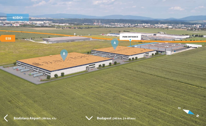 Skladová plocha Kosiče, 5000 m2