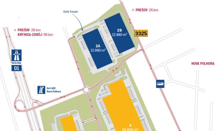 Skladová plocha Košice - od 3000 m2 - fotografia 1