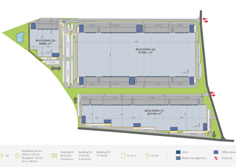 Warehouse Dunajská Streda 5000 m2